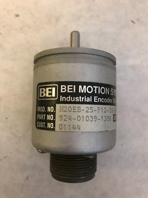 BEI MOTION SYSTEMS H20EB-25-F12-SS-500 ROTARY ENCODER, ek