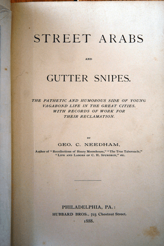 STREET ARABS and GUTTER SNIPES by Geo. C. Needham 1888 Vagabond Life Illustrated - Picture 4 of 9