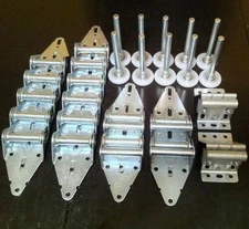 Garage Door Hardware Kit - 9x7 or 8x7 - Rollers, Hinges, Brackets