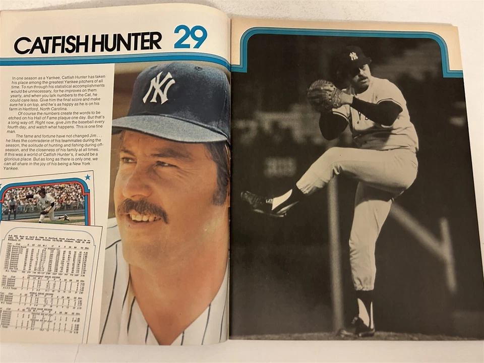 1976 NEW YORK YANKEES Yearbook THURMAN MUNSON Catfish HUNTER Nettles WHITE Lyle - Image 4 of 4