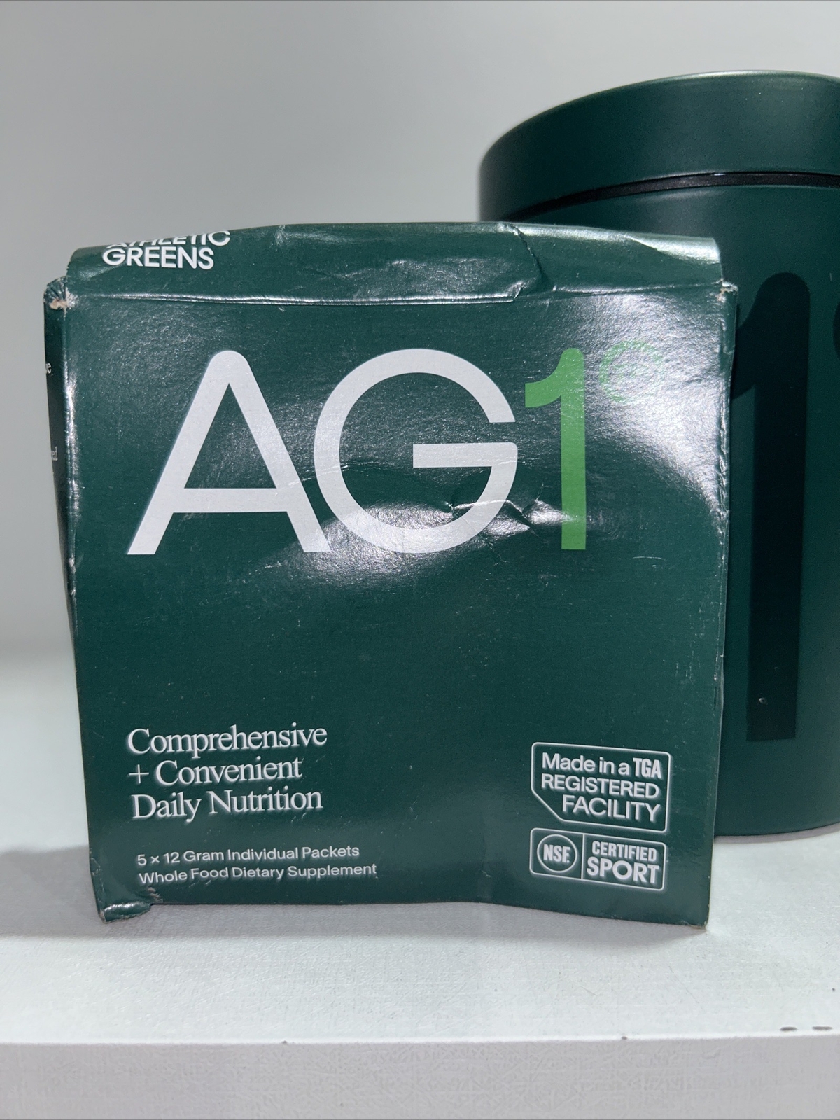 Athletic Greens Daily Nutrition Packets Sealed, Canister Has A Dent eBay
