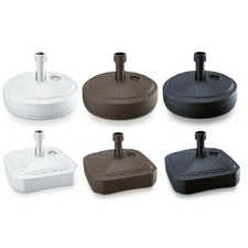 10L 12L Rattan Garden Patio Plastic Parasol Base Beach Umbrella Stand Summer NEW