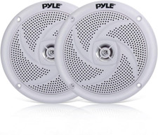 Marine Speakers - 5.25 Inch 2 Way Waterproof and Weather Resistant Outdoor Audio