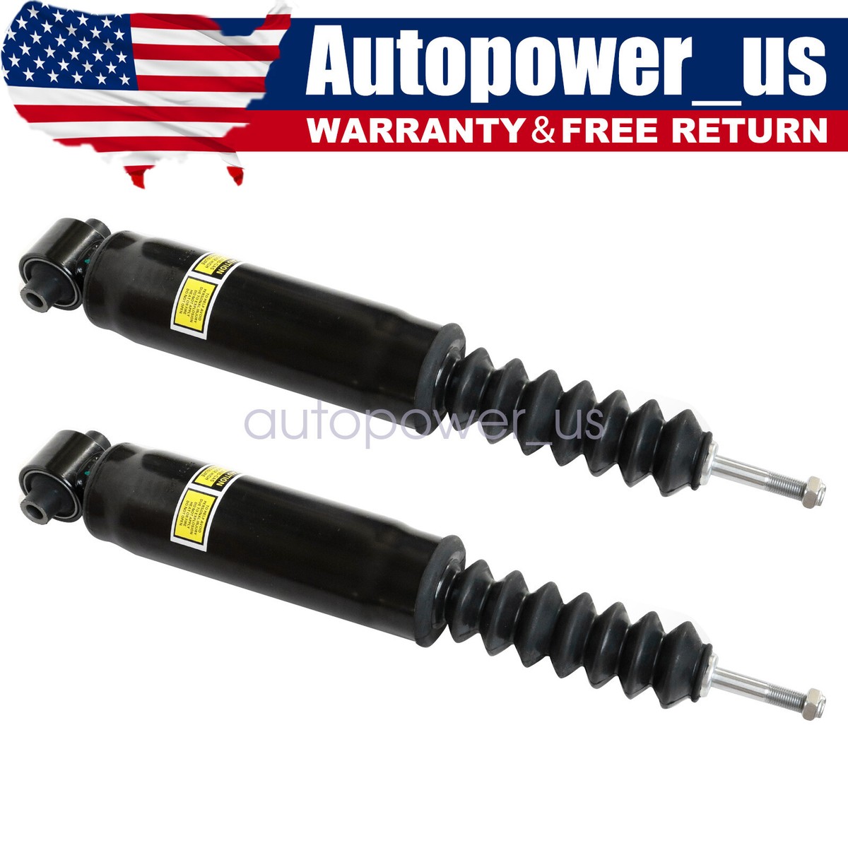 Pair Rear Shock Absorbers Struts Self Leveling For Volvo XC90 2003