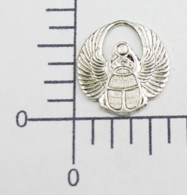 19534 - 2 Pc Sm. Round Wings Charm Finding Silver Ox | eBay