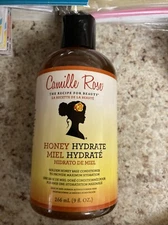 Camille Rose • HONEY HYDRATE  Moisturizing All Hair LEAVE-IN CONDITIONER 9 Fl Oz