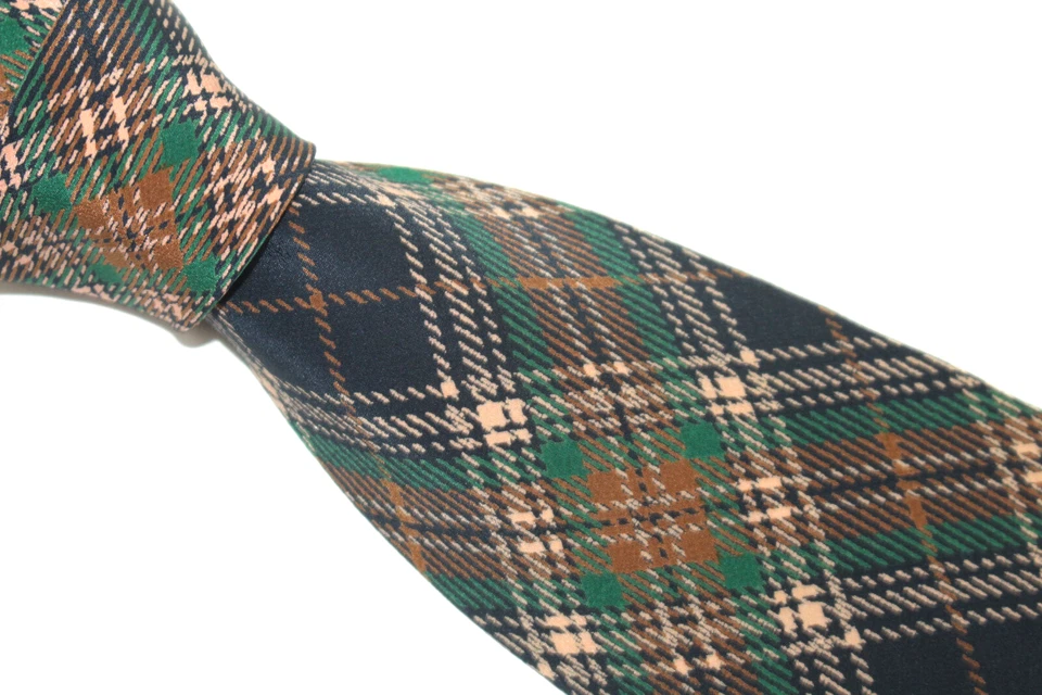 Corbata de seda LA VIA DELLA SETA Hecha en Italia F81822 Foto 3 de 4