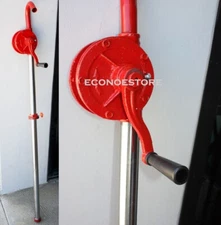 Manual Rotary 55 Gallon Barrel Drum Self Priming Gasoline Oil Fuel Pump 6GPM