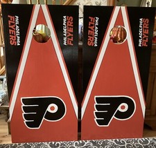 Philadelphia Flyers Custom Made Cornhole boards and Free Bags