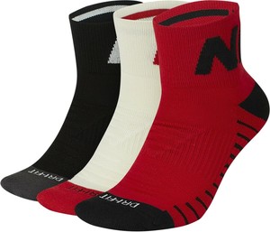 red nike ankle socks mens