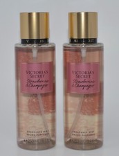2 VICTORIA'S SECRET STRAWBERRIES CHAMPAGNE FRAGRANCE MIST BODY SPRAY 8.4OZ LARGE