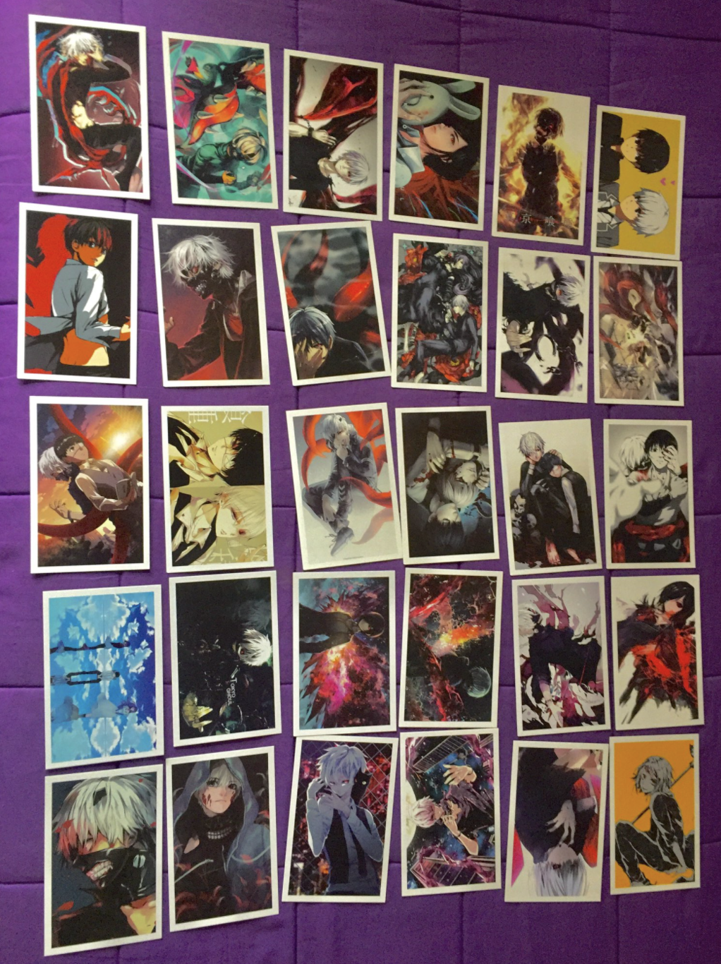 30pcs Anime Cards Tokyo Ghoul Postcard Greeting Card Message Card Japan  Cartoon | eBay
