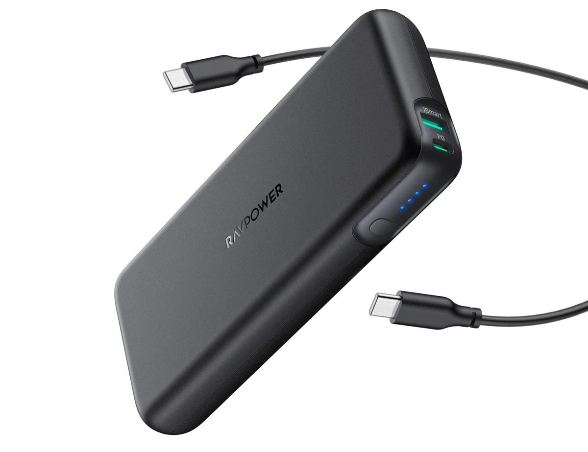 RavPower PD Pioneer 20000mAh 60W Portable Charger 2 Port Power Bank