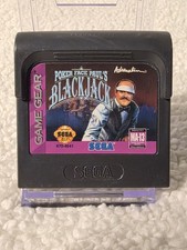 Poker Face Paul's Blackjack Sega Game Gear Original Game Cart Freeship 