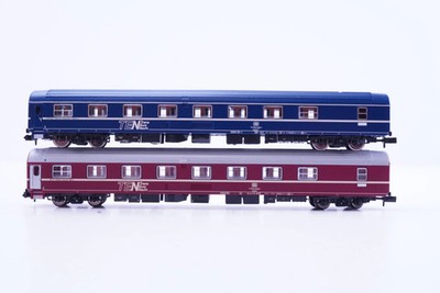 (SAL0253) Fleischmann 860704 2-3er-Set Schlafwagen TEN TransEuroNacht, N, OVP