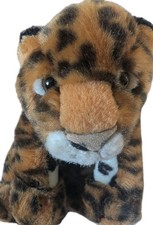 WWF JAGUAR Cheetah Leopard BIG CAT Cub Soft Cuddly Plush Toy VGC