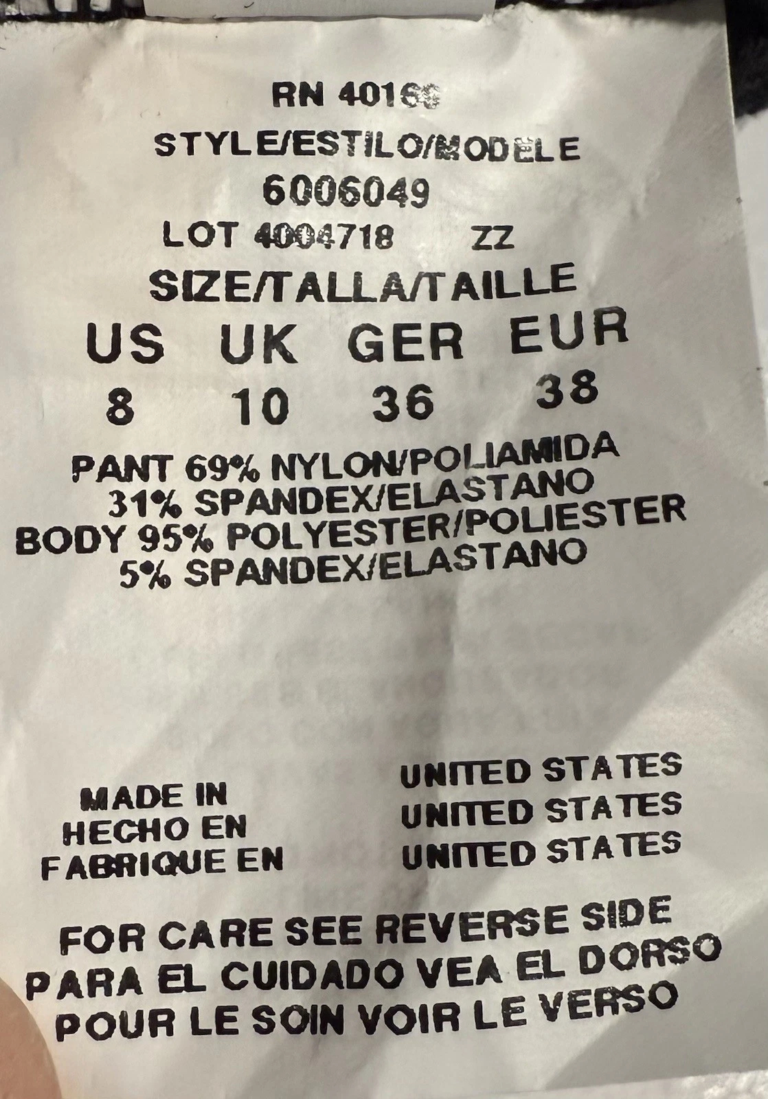 Costume da bagno MagicSuit Celine taglia 8 nero pezzo unico Sarong controllo pancia