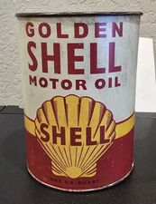 Open Road Brands Golden Shell Oil Can One U.S. Quart