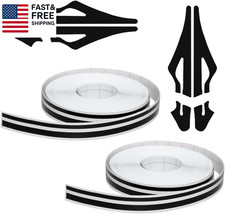 2 Rolls 32Ft Car Vinyl Pinstriping Tape Stripe Decal, DIY Car Body Side Stripe