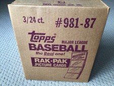 1987 Topps Baseball Factory Sealed Rack Pack Case (3 Box/24 Packs Each 72 Total)