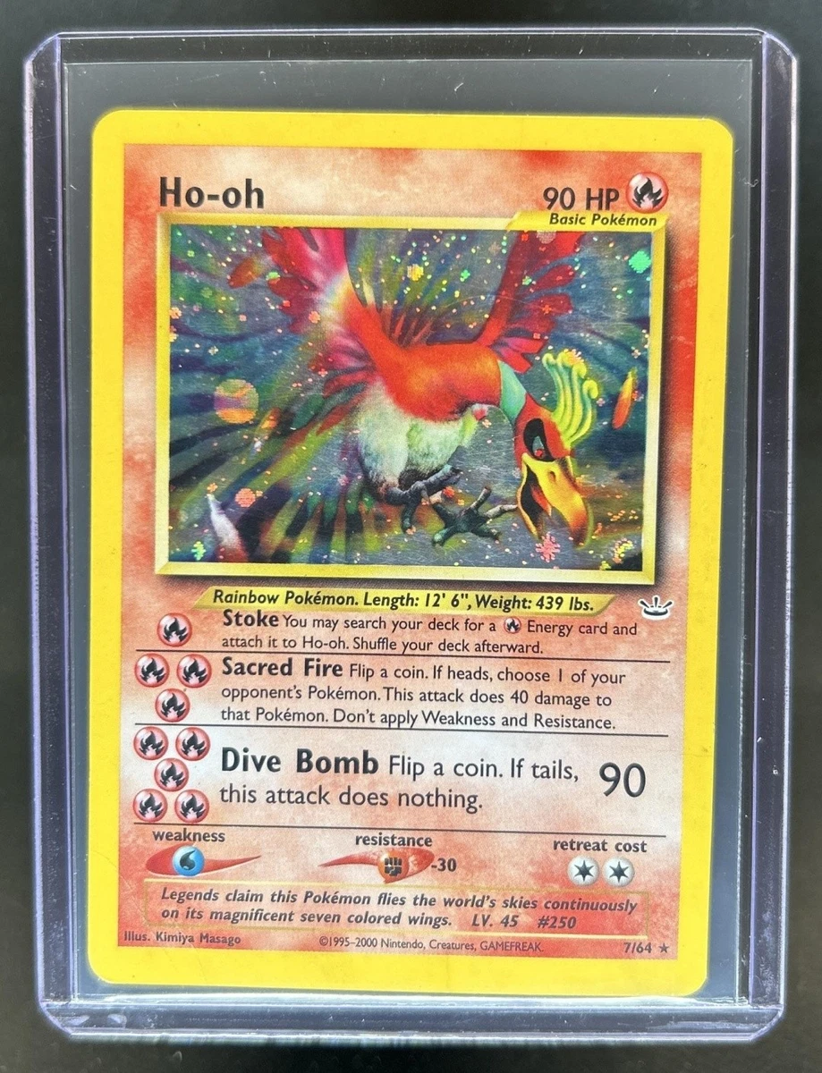 holographic ho oh card value Ho-Oh Pokémon TCG Neo Revelation Individual Collectible Card Game Cards for  sale