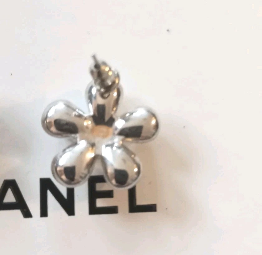 Chanel Ohrringe Silber - Bild 3 von 4