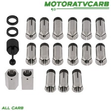 ALL-CARB 15 1/8 - 1" Precision 5C Fractional Collet Set 5Pcs Collet Block Set