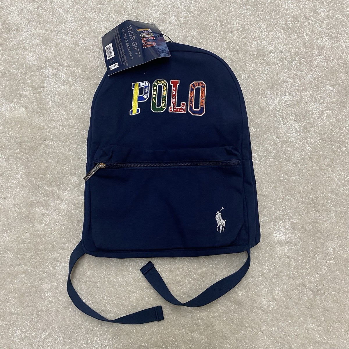 The Polo Backpack Blue Ralph Lauren World Of Polo Fragrance