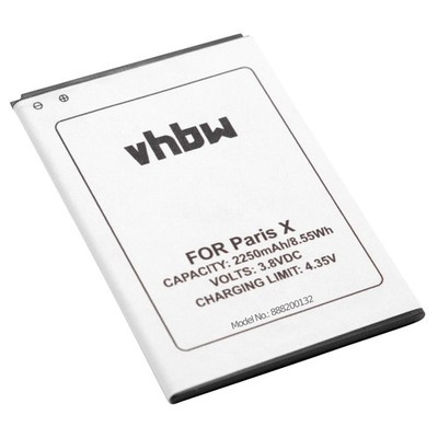 Akku für Ulefone Paris Paris X 2250mAh