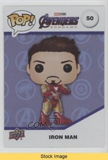 2023 Upper Deck Funko Pop Marvel Infinity Saga Patina Iron Man #50 READ 0nr3