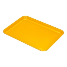 Fast Food Tray 13"x10" Plastic Multi-Purpose Rectangle Serving Tray Yellow