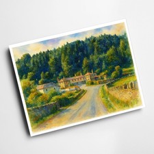 A6 PRINT - Woodenbridge Hotel, Co Wicklow - Vintage Art Style