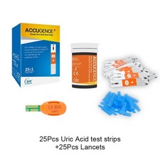 3-in-1 Blood Glucose, Ketone Uric Acid Test strips Results in Just 5 Seconds