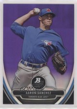 2013 Bowman Platinum Prospects Retail Chrome Purple Refractor Aaron Sanchez y0i