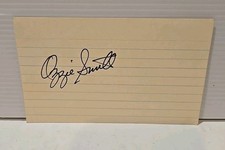 Ozzie Smith (Baseball)  Signed Auto Autograph Index Card HOF (OS3)
