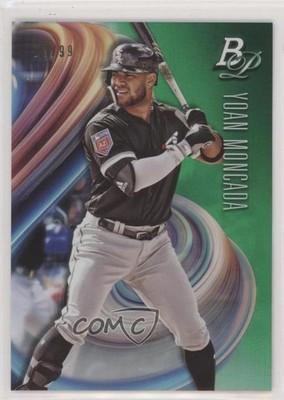 2018 Bowman Platinum Green /99 Yoan Moncada #22 lm4
