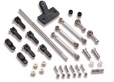 Weiand 4021wnd 2x4 Carburetor Linkage Kit For Small Block Chevy V8