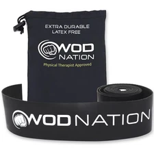 WOD Nation Floss Bands - 1 Pack Heavy, Black - Compression Band & Compression...