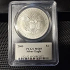 2000 $1 American Silver Eagle PCGS MS69 Edmund C. Moy Signature