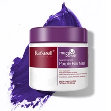 Karseell Purple Hair Mask Professional Neutralizes Brass & Yellow Tones