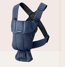 BabyBj rn Baby Carrier Mini 3D Mesh With Shoulder Straps - Navy