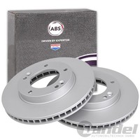 2X A.B.S. Bremsscheiben 302Mm Vorne Passend FüR KIA Sorento
