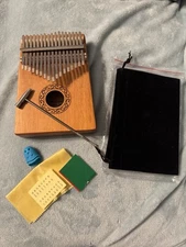 Kalimba Thumb Piano,YUNDIE Portable 17 Keys Mbira Finger Piano, READ DESCRIPTION