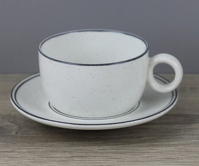 Gustavsberg Birka Stig Lindberg Espressotasse Mokkatasse + Untertasse Untere