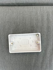 Hager  double gang electrical back boxes