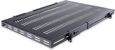 Startech.Com 1U 4-Post Adjustable Vented Server Rack Mount Shelf - 330Lbs(150 Kg