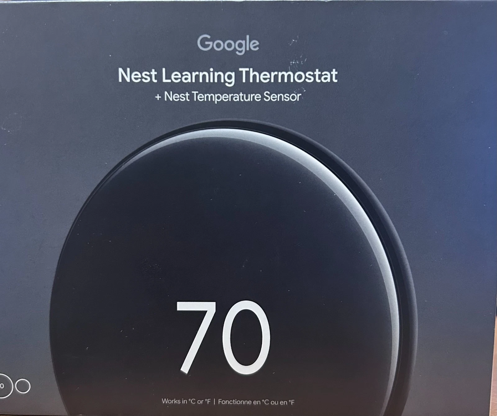 Google Nest Learning Thermostat + Nest Temperature Sensor