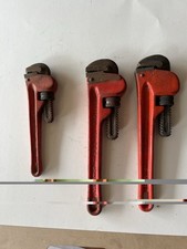 Ancienne clé à pipe acier CRAFTSMAN 10" 55676 et inconnue lot de 3 froid