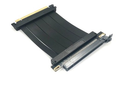 PCIE 4.0 High Speed Shielded PCI-E Express X16 Riser Extension Cable -100mm