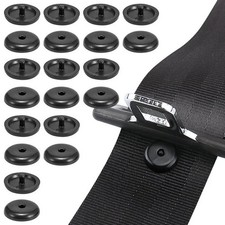 20pcs Car Seat Belt Stopper Spacing Limit Buckle Clips Retainer Stop Button Usa